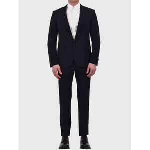 Tonello Men Two-Piece Black Suit